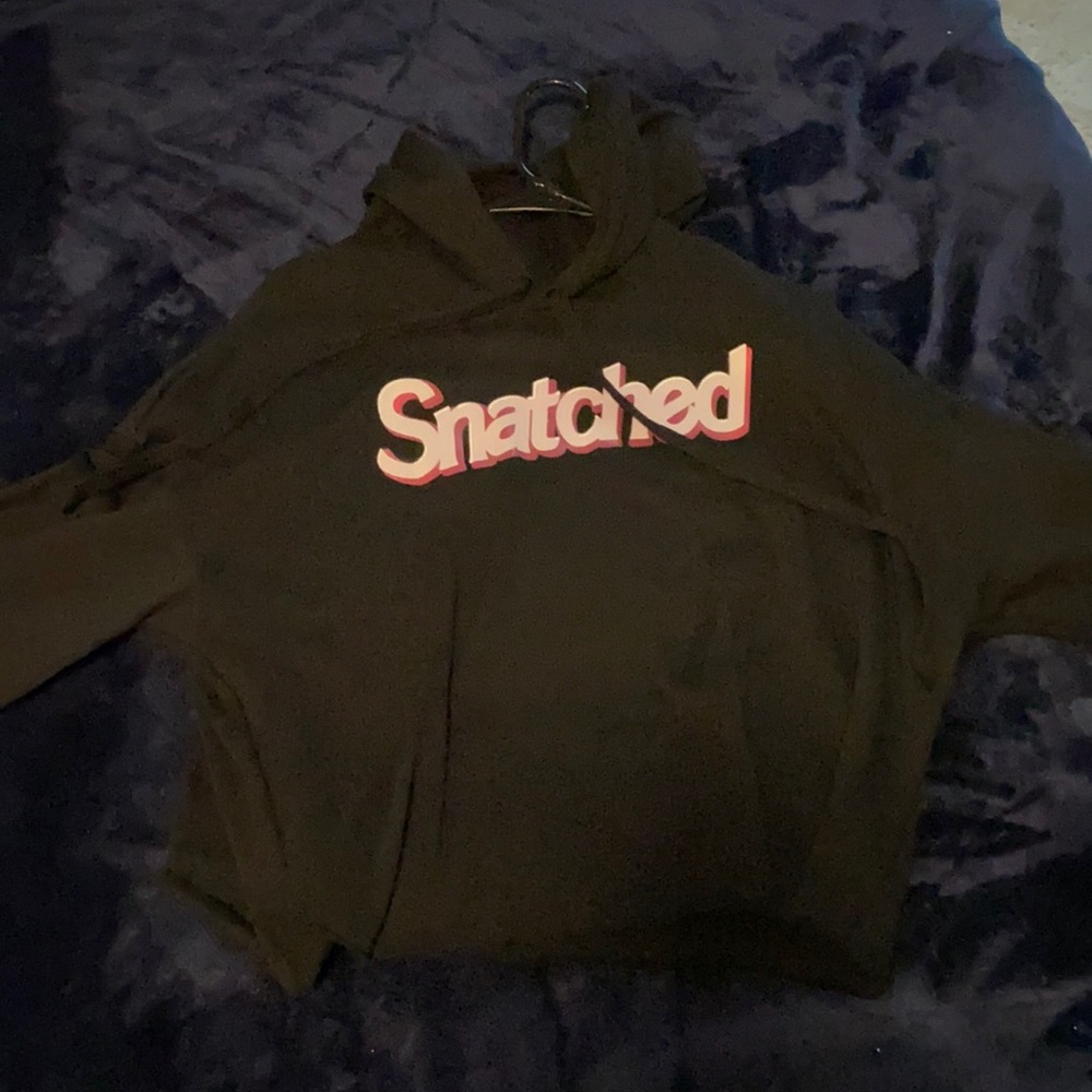 Snatched crop top sweatshirt